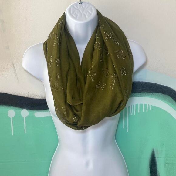 Y2K Cross Infinity Scarf - Picture 1 of 2